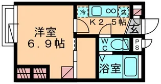 レオパレス大日【1階】の間取り