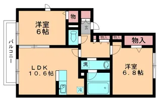 アステール【2階】の間取り