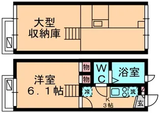 レオパレスモナーロ【2階】の間取り