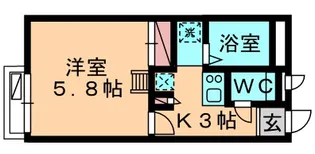 レオパレスオークス B【2階】の間取り