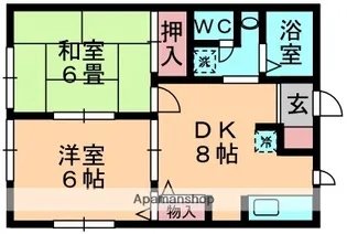 ファミールⅤ【203号室】の間取り