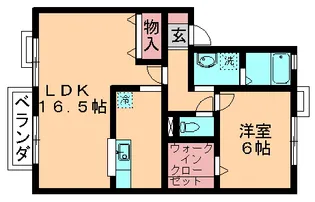イーストサンハイム【2階】の間取り