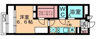 レオパレスフォレスト小倉【2階】の間取り