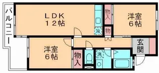 ロイアルパレスシマ【2階】の間取り