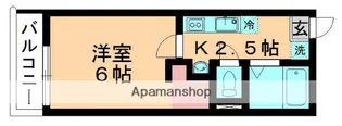 シティハイムセルティア【201号室】の間取り