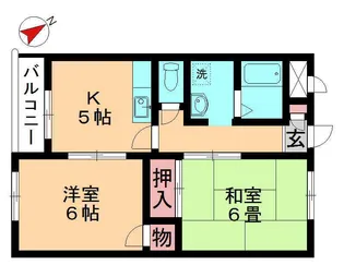 リヴェール矢作【2階】の間取り