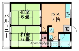 シティハイム千代田【202号室】の間取り