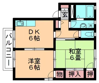 グランドール・カズ【102号室】の間取り