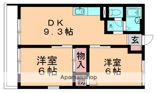 ハピネス源B【101号室】の間取り