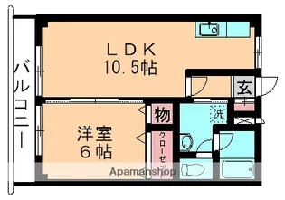 ルミエールA【203号室】の間取り