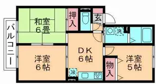 スプリングハイム A【1階】の間取り