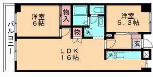 シャインクロコ【1階】の間取り