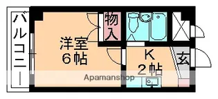 ジュネス本町【302号室】の間取り