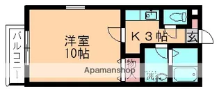 グランメール・K【107号室】の間取り