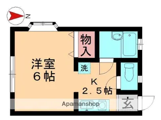 コーポなぎさ【102号室】の間取り