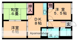 パストラールハイツA【105号室】の間取り