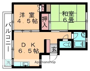 第一レディハイツ【102号室】の間取り
