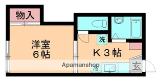ノーブルさつき【102号室】の間取り
