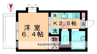 コートビレッジI【106号室】の間取り