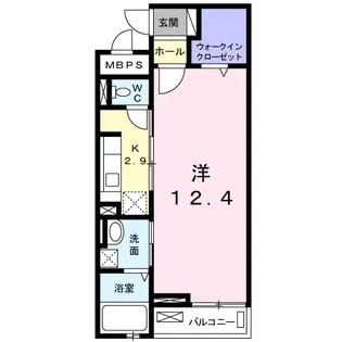 シャトル・K【2階】の間取り