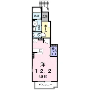 サニーレジデンス【1階】の間取り