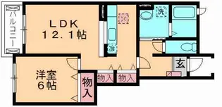 サン・グレイス【1階】の間取り