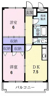 イーストサイド63【4階】の間取り