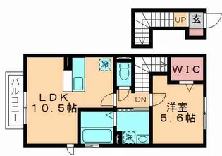 ボヌールヴィー【2階】の間取り