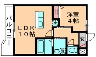 RITZ ELAMICA【2階】の間取り