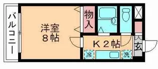 千葉県千葉市若葉区千城台北1丁目【マンション】の間取り
