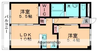 NKボナール(SB)【202号室】の間取り