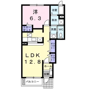 ソレイユ・ルヴァンⅠ【1階】の間取り