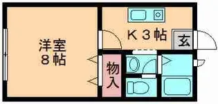 SALUTE TSUGA サルーテツガ【201号室号室】の間取り