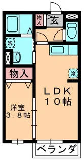 TYSワン【105号室号室】の間取り