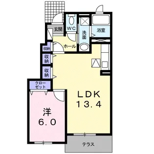 ピオニエーレⅡ【1階】の間取り