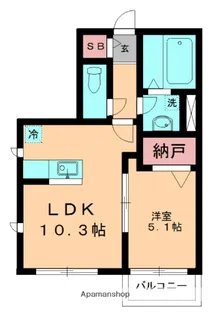 PRIMROSE【101号室】の間取り