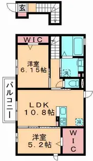 フロレスタ【2階】の間取り