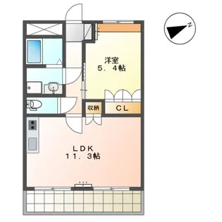 ロイヤルパレス【2階】の間取り