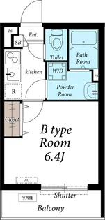 リブリ・キャメリア 桂【2階】の間取り