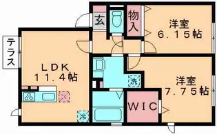 バードネイチャー C棟【1階】の間取り