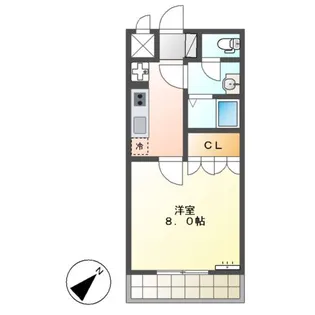 サンライズ・ガーデン【2階】の間取り