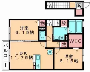 フェニックス【2階】の間取り