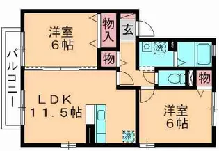 フェニックス EF【1階】の間取り