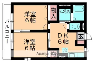 ジョカーレ千葉C【101号室】の間取り
