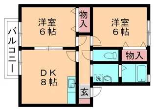 フォン ブラウン【1階】の間取り
