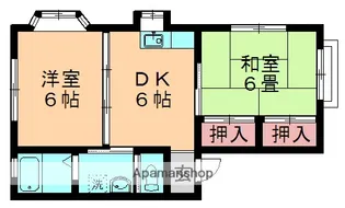 シティハウス【105号室】の間取り