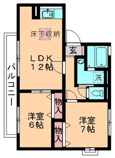 ルミエール【2階】の間取り