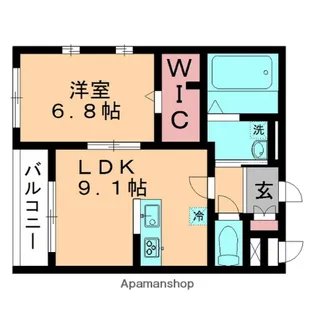 ドエルハウス(SB)【3階】の間取り