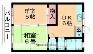 サンハイツ都【103号室】の間取り