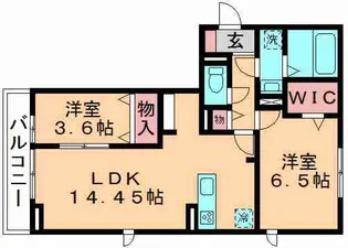 RHB千城台【2階】の間取り